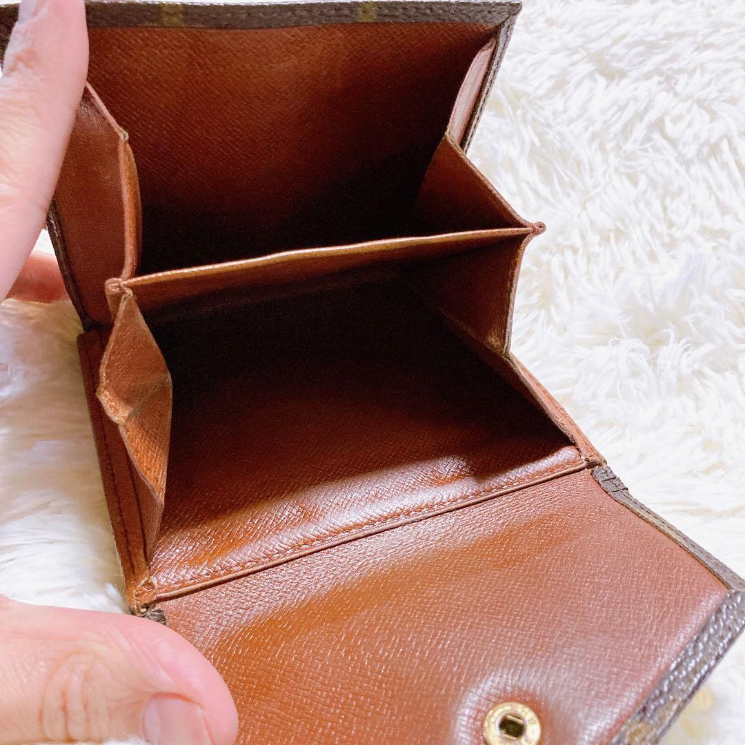 美品　LOUIS VUITTON モノグラム　財布　三つ折り　小銭入れ　札入れ