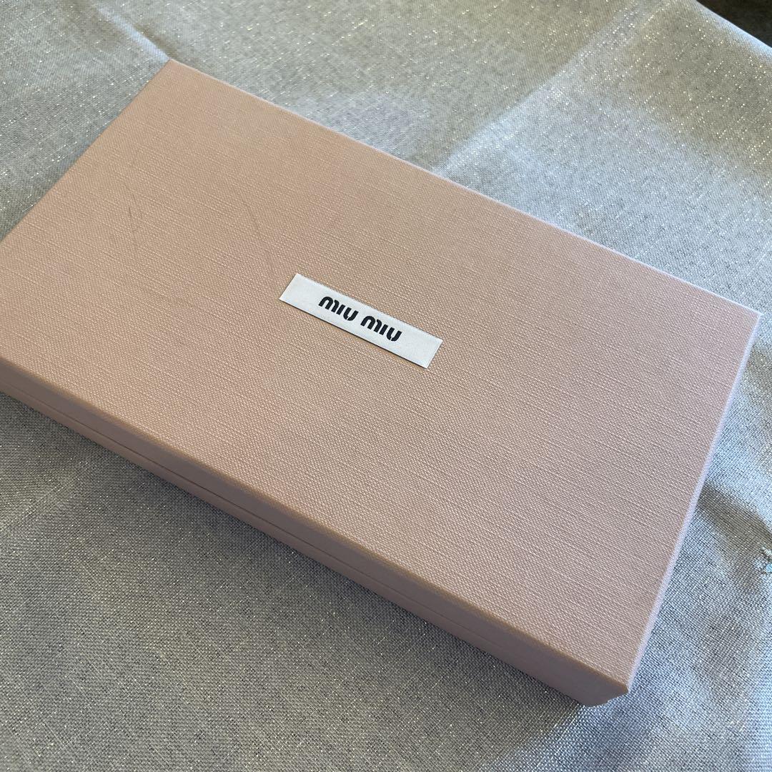 MIU MIU マドラスプリント 長財布