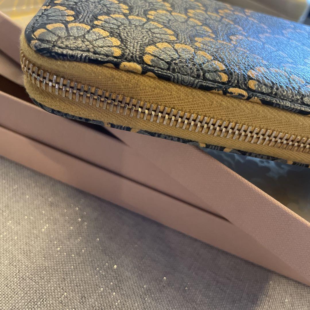 MIU MIU マドラスプリント 長財布