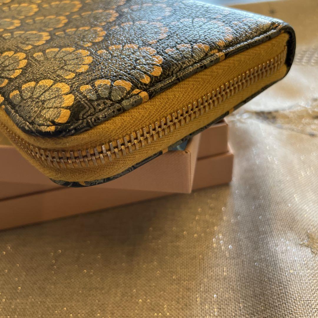 MIU MIU マドラスプリント 長財布