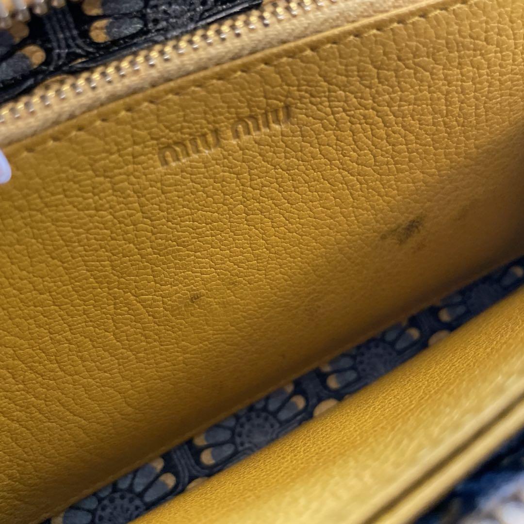MIU MIU マドラスプリント 長財布