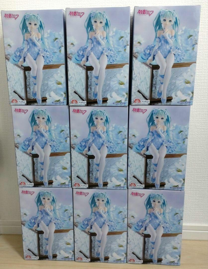 【９個】 ぬーどるストッパー　初音ミク　ネモフィラ ペールブルー　フィギュア