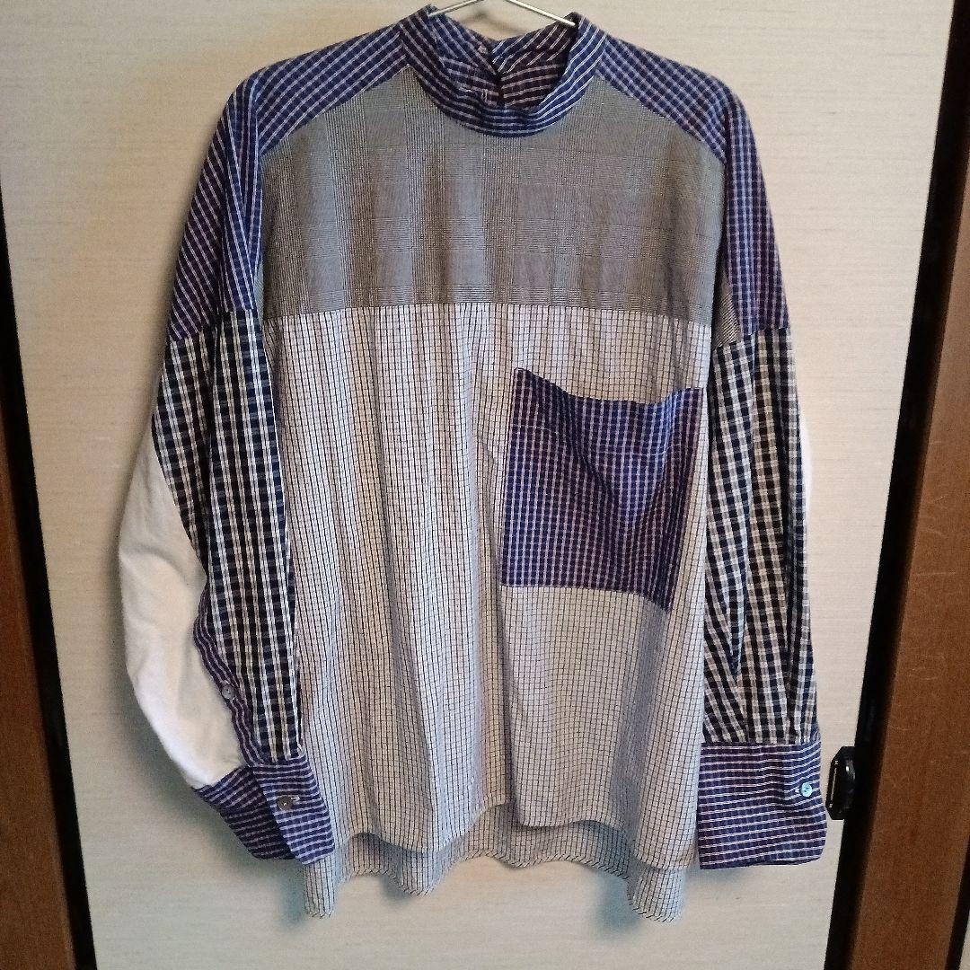 ナゴンスタンス MIXファブリックシャツ SIZE