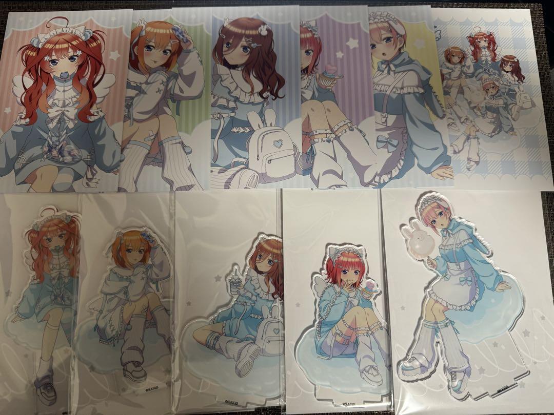 五等分の花嫁 スカイツリー ソラマチ ツリービレッジ アクスタ全種 特典付き