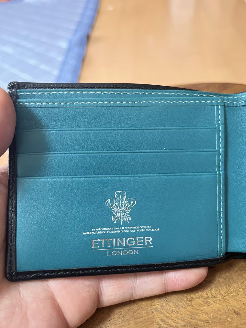ETTINGER 二つ折り財布 ターコイズ エッティンガー