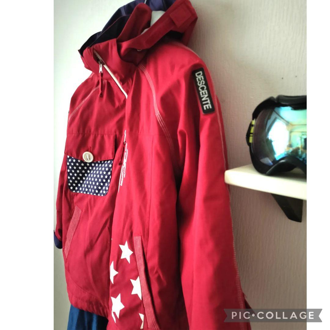 【美品】DESCENTE ジュニア スキーウェア 上下160 星柄 ヒートナビ 【美品】DESCENTE ジュニア スキーウェア 上下160 星柄 ヒートナビ