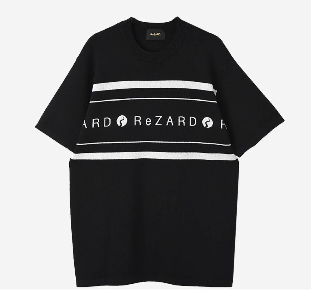 ReZARD ブラック ニット ショートスリーブ M