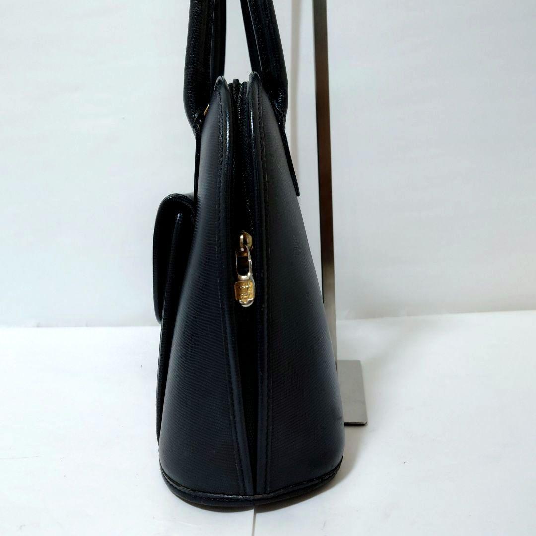 ✨美品✨セリーヌ フォーマルバッグ トップハンドル サークルロゴ ブラック