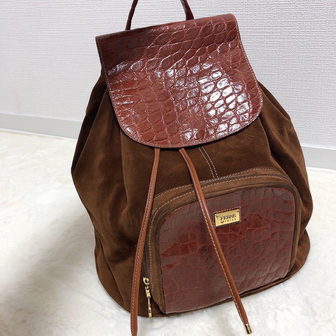 GIANFRANCO FERRE ジャンフランコフェレ レザーリュック