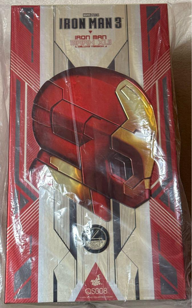 【未使用】 ホットトイズ 1/4 アイアンマン マーク４2 ＜再生産＞ 未使用】 ホットトイズ 1/4 アイアンマン マーク42 ＜再生産
