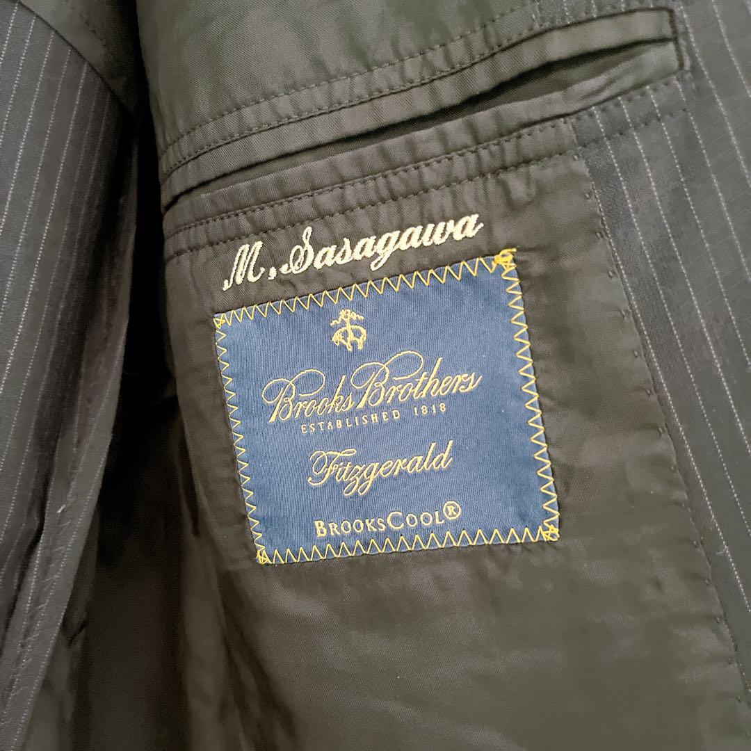 Brooks Brothers 柄入り テーラードジャケット ネイビー 41 Brooks Brothers 柄入り テーラードジャケット ネイビー 41