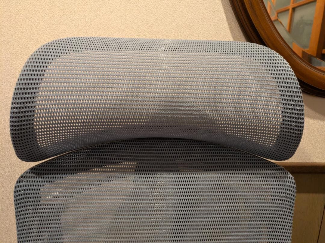 肘パッド新品】オカムラ コンテッサ 大型 ヘッドレスト ライトブルー 座メッシュ 肘パッド新品】オカムラ コンテッサ 大型 ヘッドレスト ライトブルー 座メッシュ