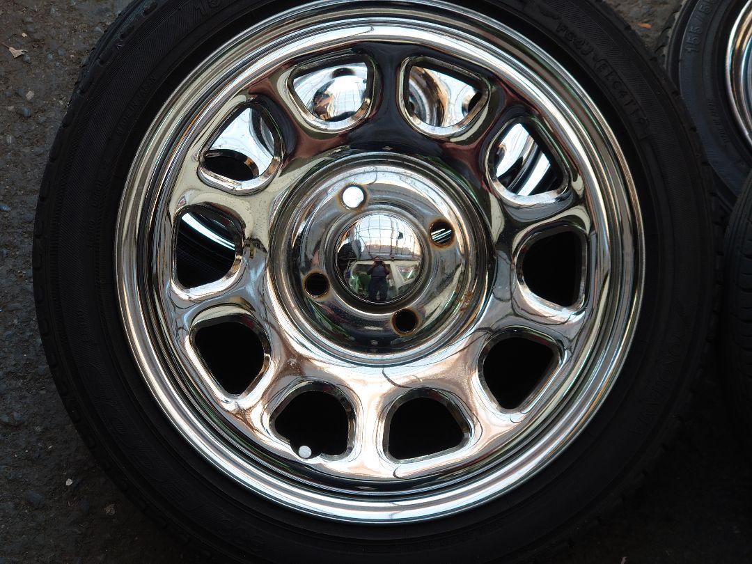 デイトナタイプ タイヤホイールセット 155/55R14　バモスなど