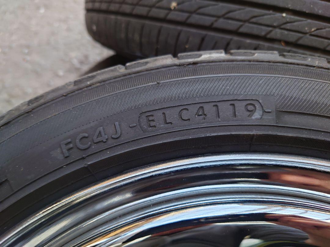 デイトナタイプ タイヤホイールセット 155/55R14　バモスなど