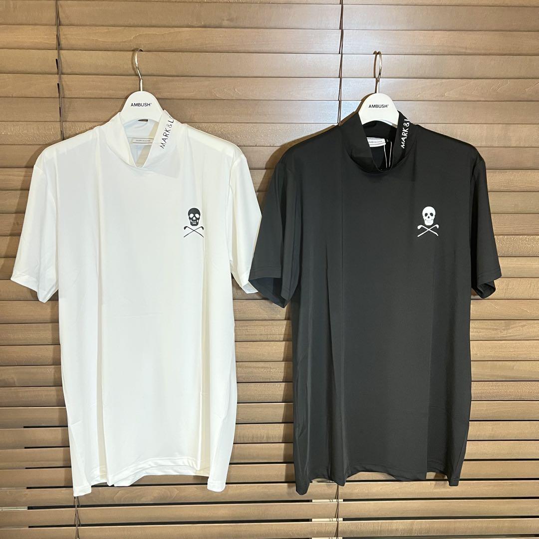 MARK&LONA マークアンドロナ モックネック 半袖Tシャツ 黒XXL