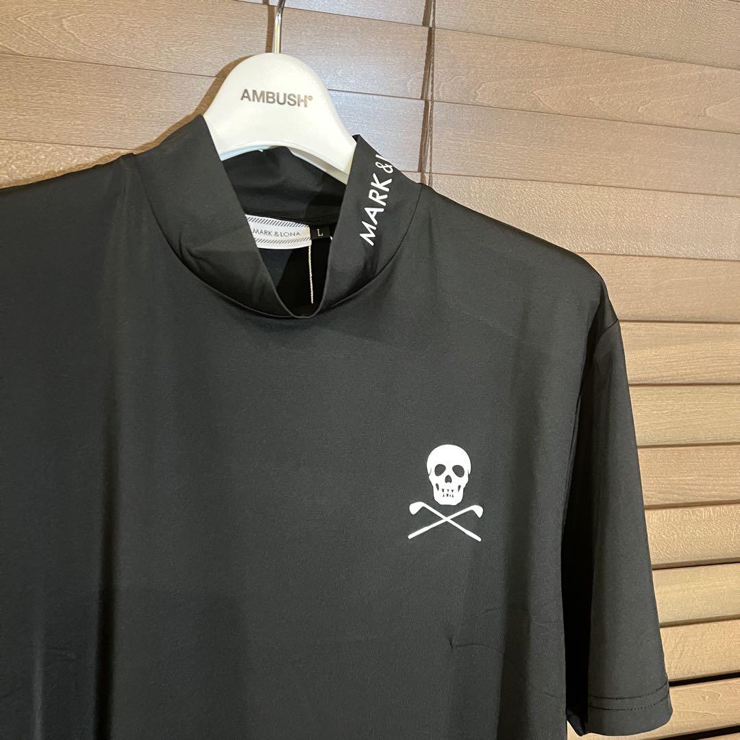 MARK&LONA マークアンドロナ モックネック 半袖Tシャツ 黒XXL
