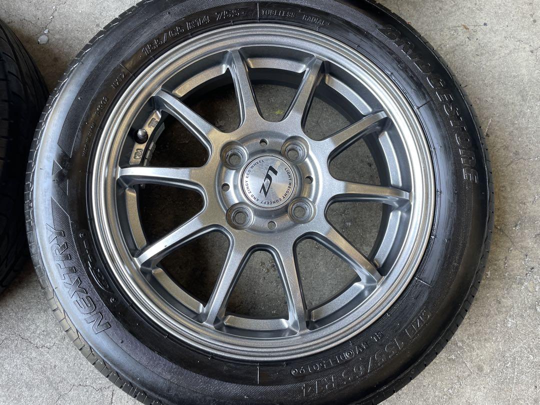 軽カー用　155/65R14 アルミセット　タント　ムーブ　エヌボックス