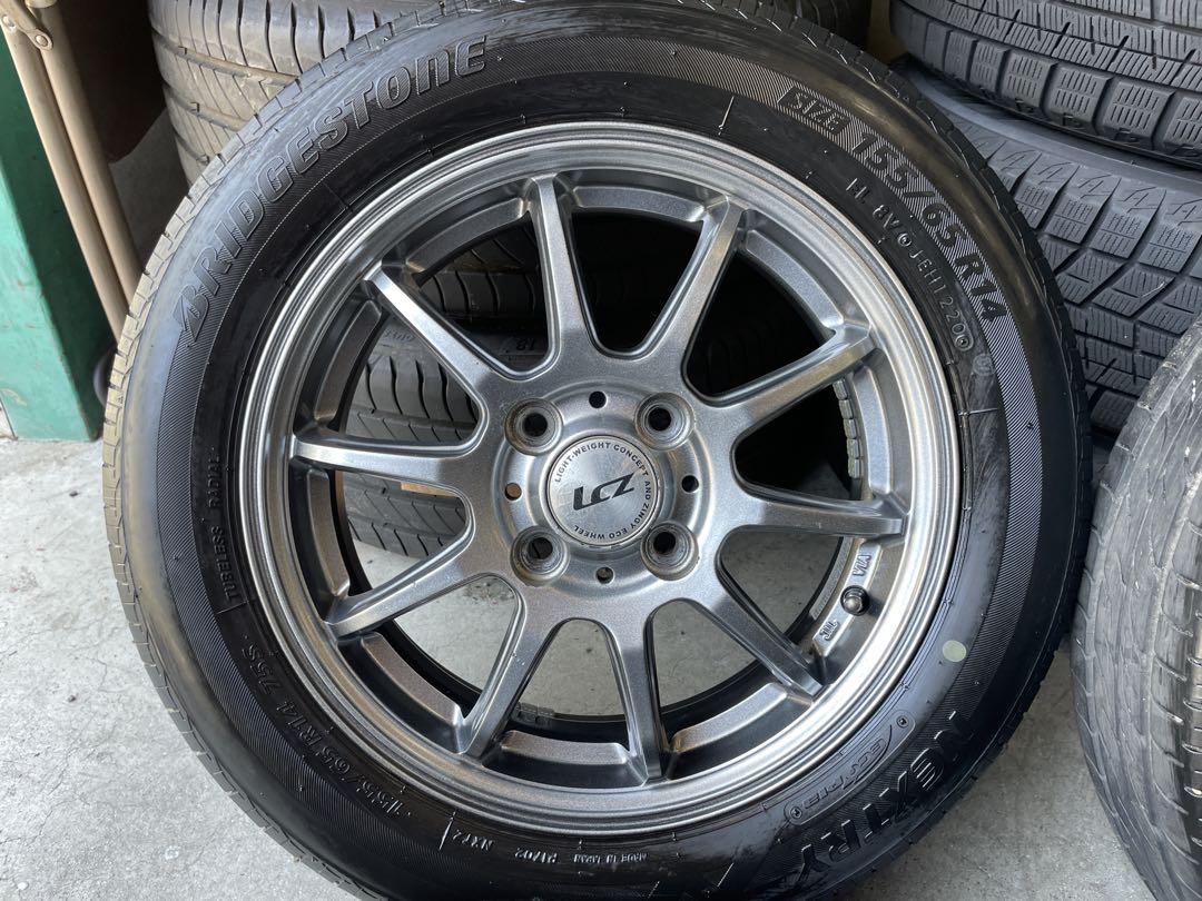 軽カー用　155/65R14 アルミセット　タント　ムーブ　エヌボックス
