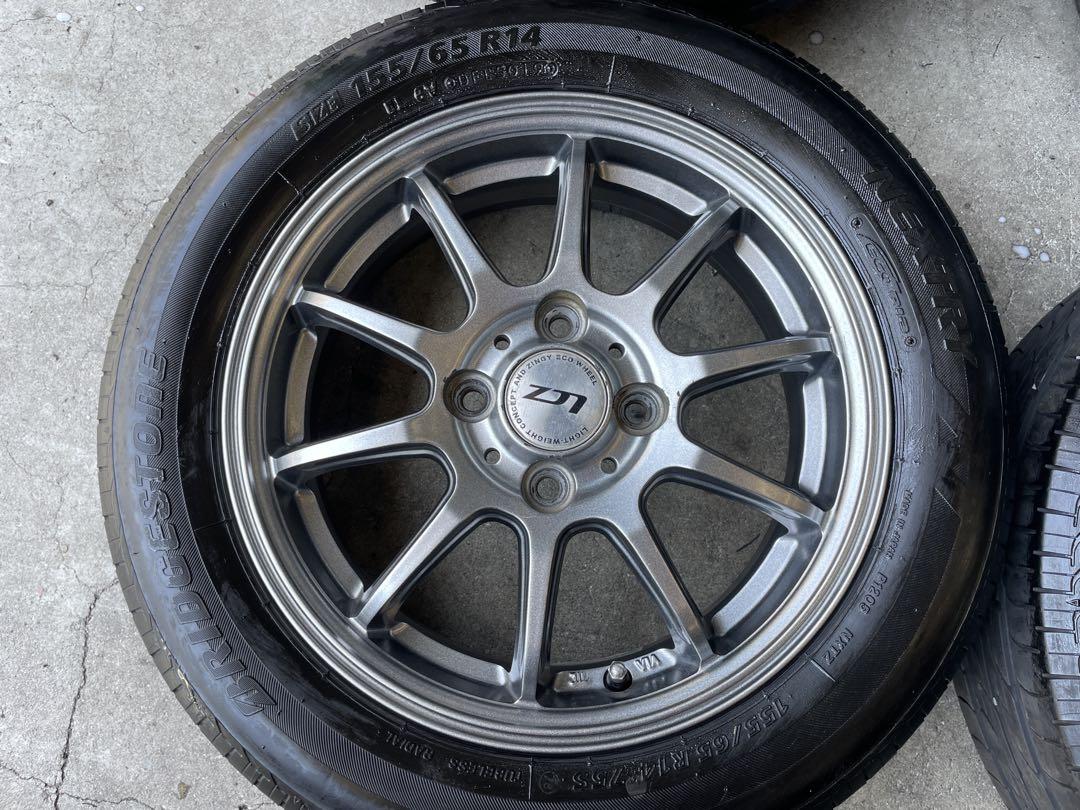 軽カー用　155/65R14 アルミセット　タント　ムーブ　エヌボックス
