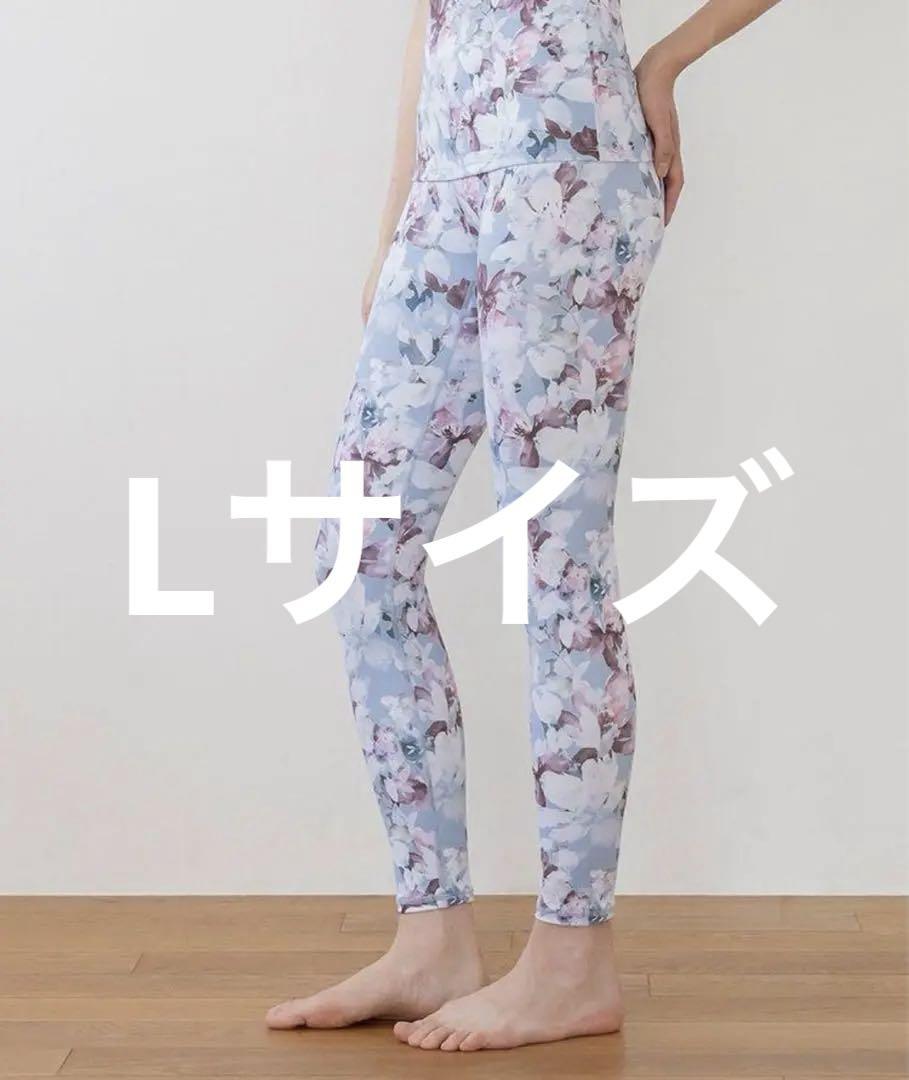SUKALA 花柄水色　レギンス　Lサイズ