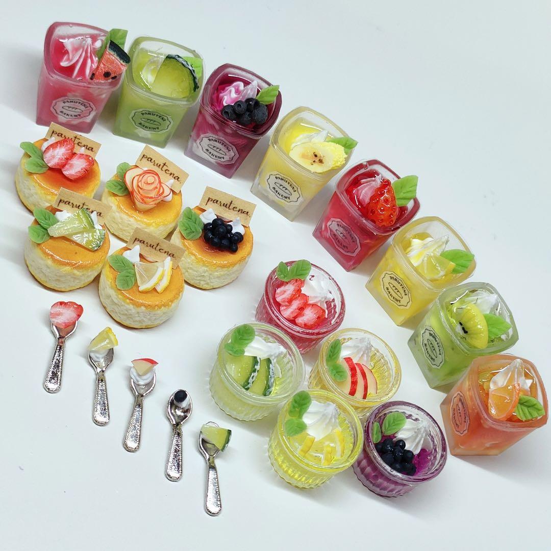 fruit豪華セット ミニチュアフード ミニチュアスイーツ ハンドメイド