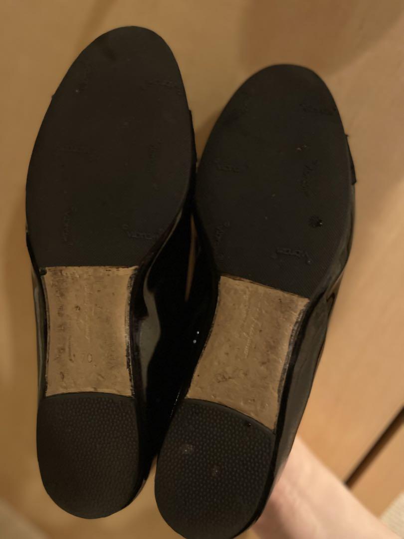Salvatore Ferragamo 黒　パンプス　ヴァラ サイズUS7
