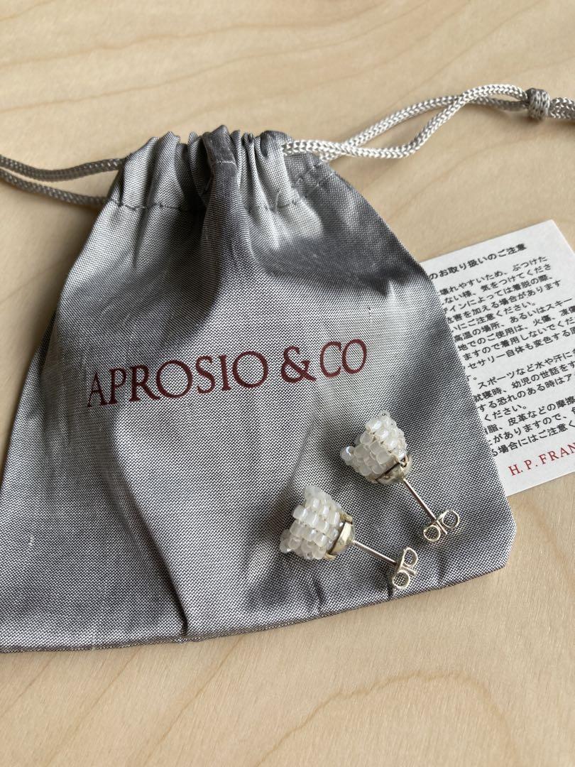 アッシュペーフランス APROSIO & CO スズランピアス 白 アッシュペーフランス APROSIO & CO スズランピアス 白