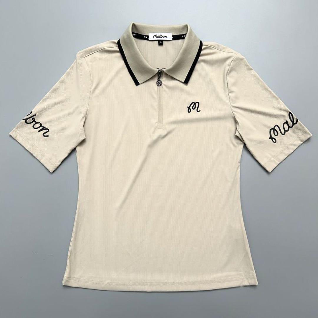 Malbon golf マルボンゴルフウェア レディースポロシャツ ゴルフ半袖