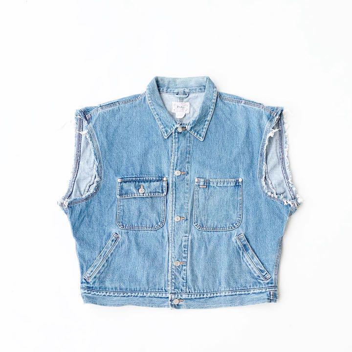 HOT定番 USA製 -Polo RALPH LAUREN- DENIM JACKET bvBJP-m82402570923 爆買い低価