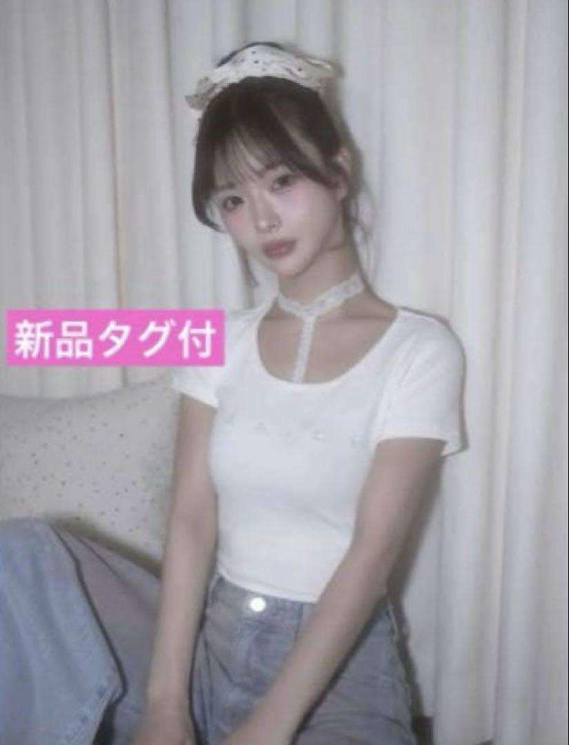 Darich レースチョーカーコンパクトTシャツ