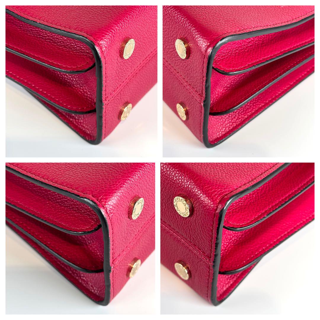 極美品 BVLGARI ブルガリ アルバ ハンドバッグ 2WAY ピンク レア