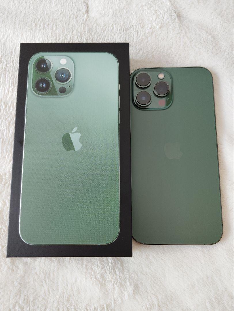 美品★Apple iPhone 13 Pro Max 1.02TB グリーンスマートフォン本体