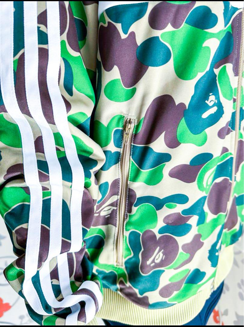 新品 アディダス エイプ ジャージ【特典あり】コラボ 限定 迷彩 BAPE 新品