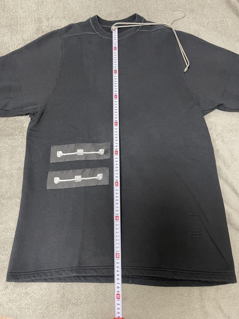 F RICKOWENS DRKSHDW PATCH JUMBO SWEATTEE