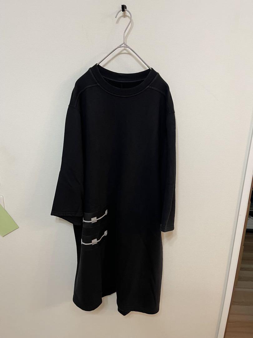 F RICKOWENS DRKSHDW PATCH JUMBO SWEATTEE