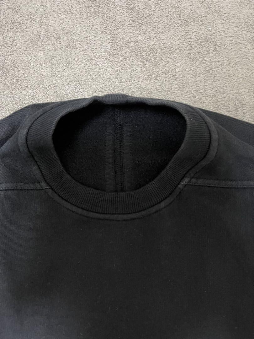 F RICKOWENS DRKSHDW PATCH JUMBO SWEATTEE