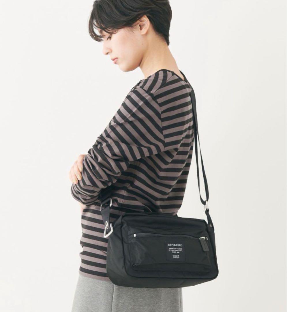 【美品】マリメッコ ratia ショルダー ブラック 【美品】マリメッコ ratia ショルダー ブラック