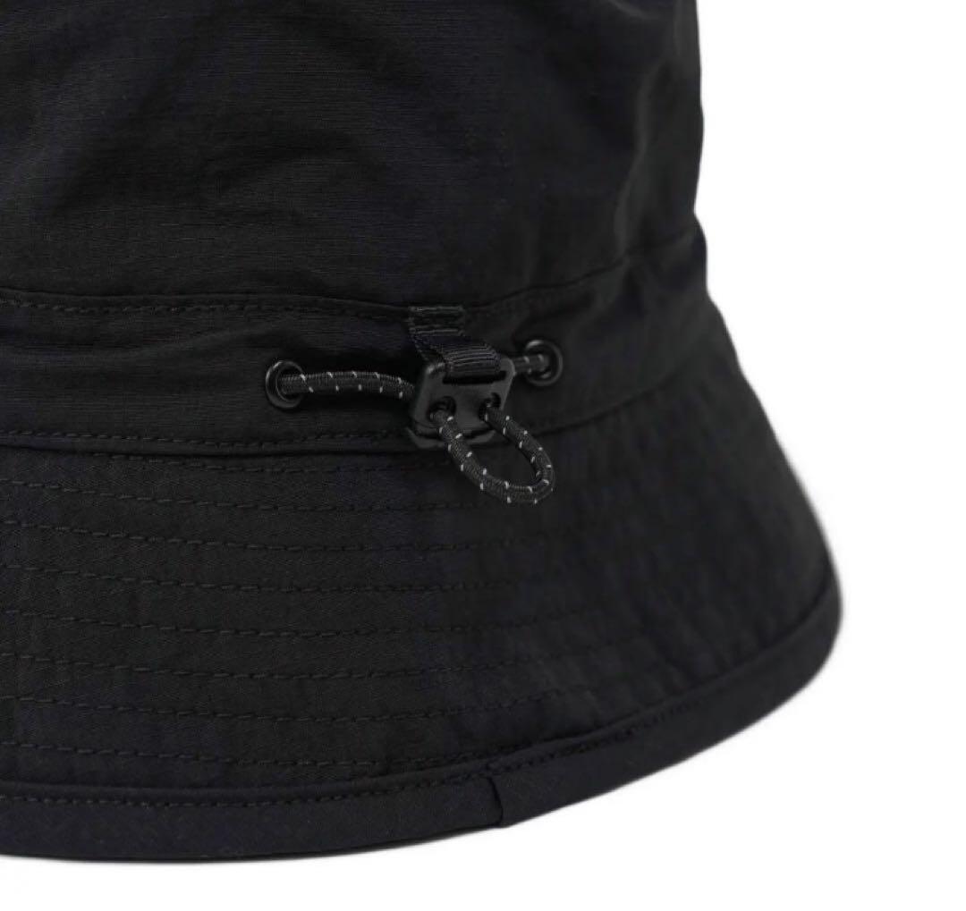 帽子 OVY Water-Repellent Rip Stop Nylon Hat Nylon Rip Stop Shirring 6Panel Cap (black) | OVY