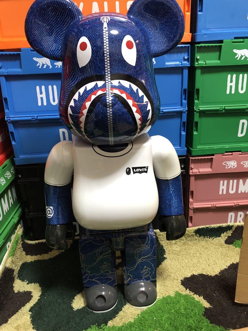 BAPE BEARBRICK X LEVIS 1000% 国内正規品