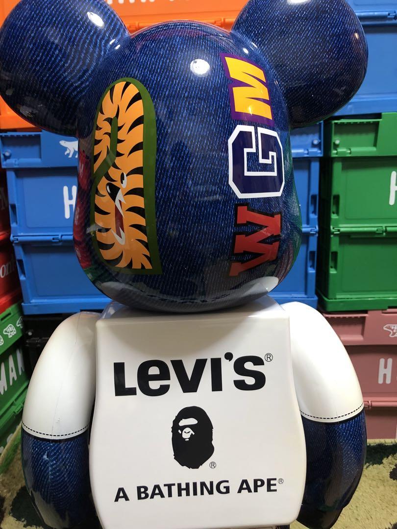 BAPE BEARBRICK X LEVIS 1000% 国内正規品