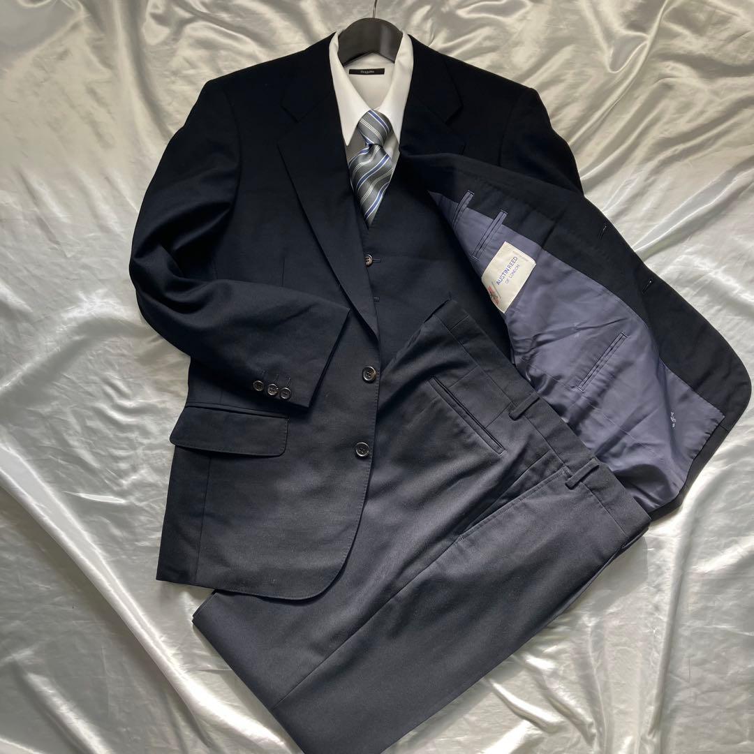 オースチンリード 3ピース ビジネススーツ タスマニアwool 100% オースチンリード 3ピース ビジネススーツ タスマニアwool 100%