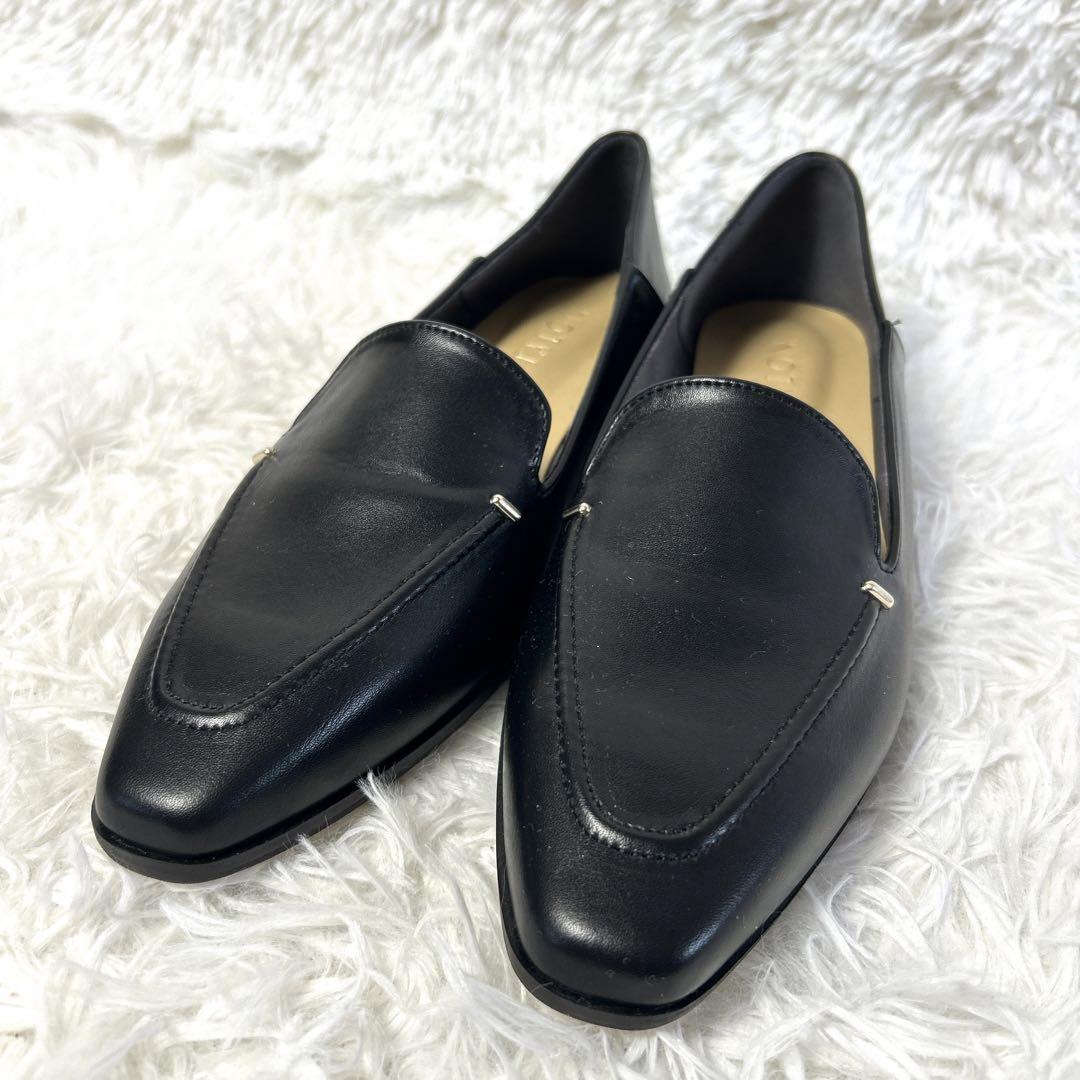 【新品・未使用品】LE TALON ステッチフラットローファー 24.5cm