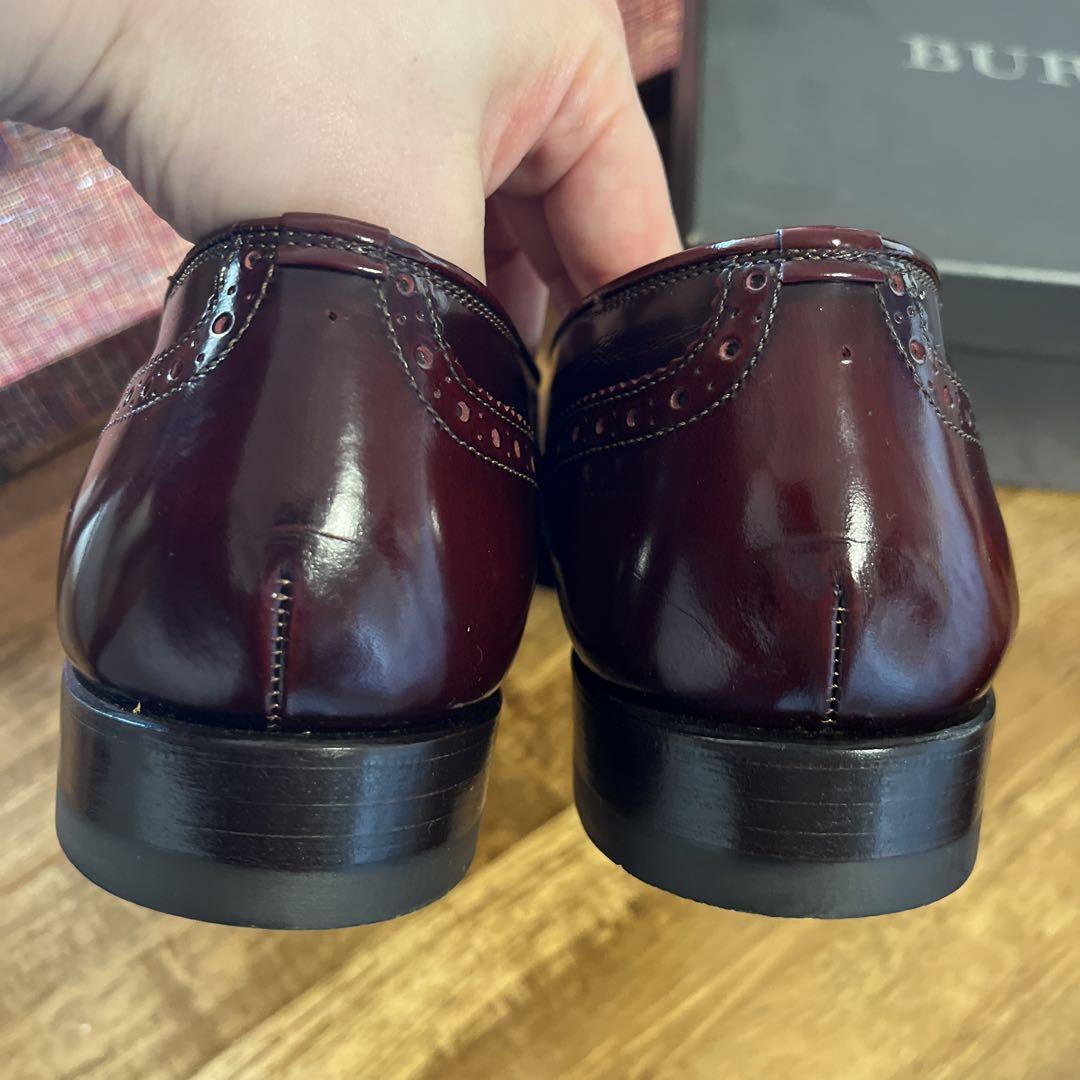 美品　バーバリー　ロンドン　タッセルローファー　革靴　ファッション
