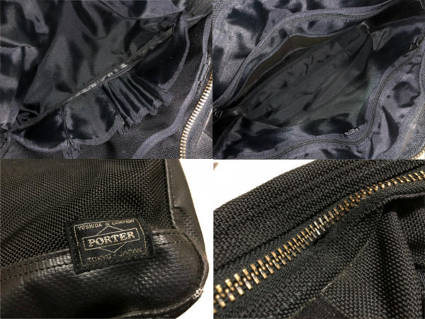 定番特価 PORTERブラックメンズ2wayショルダー付ビジネス書類バッグ仕事鞄 aqPKg-m82419614552 豊富な特価