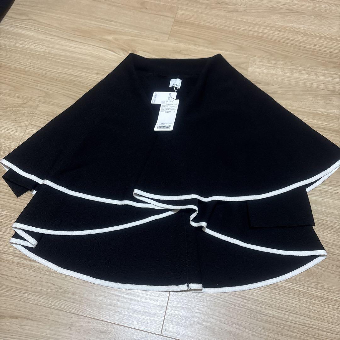 【新品未使用】JENNE ショール風　ニットカーディガン　タグ付き