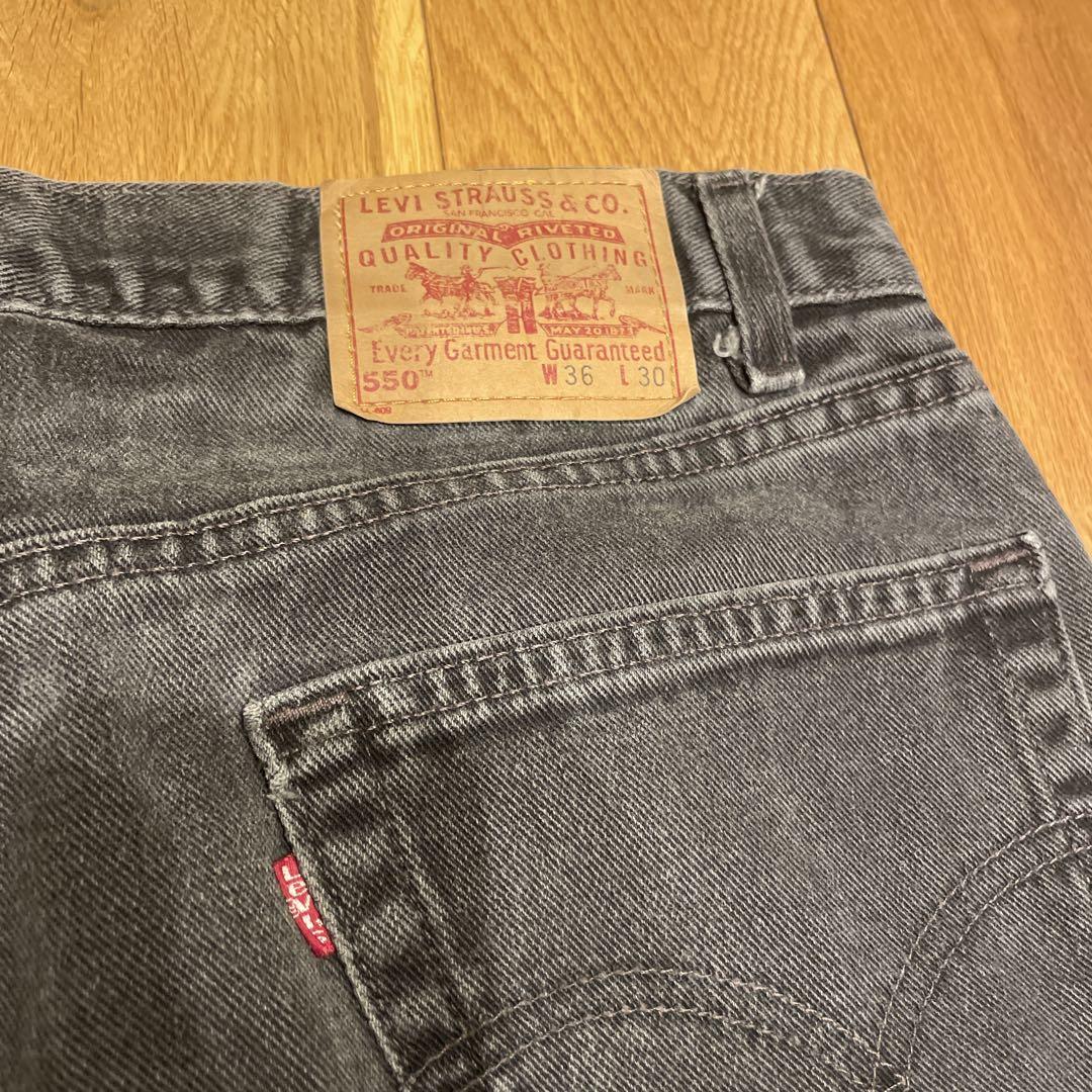 90s USA製 Levi's リーバイス 550 ブラック ヴィンテージ