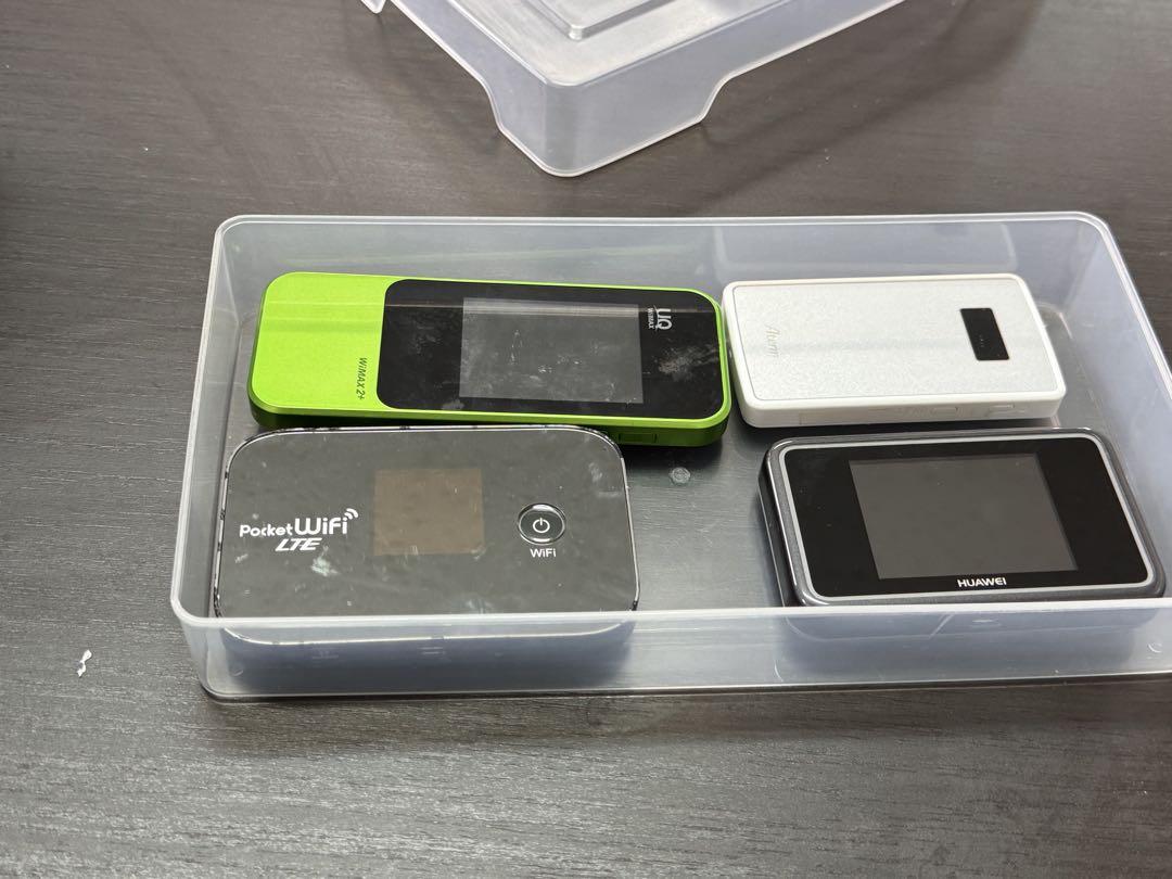 Pocket WiFi モバイルルーター4個セット