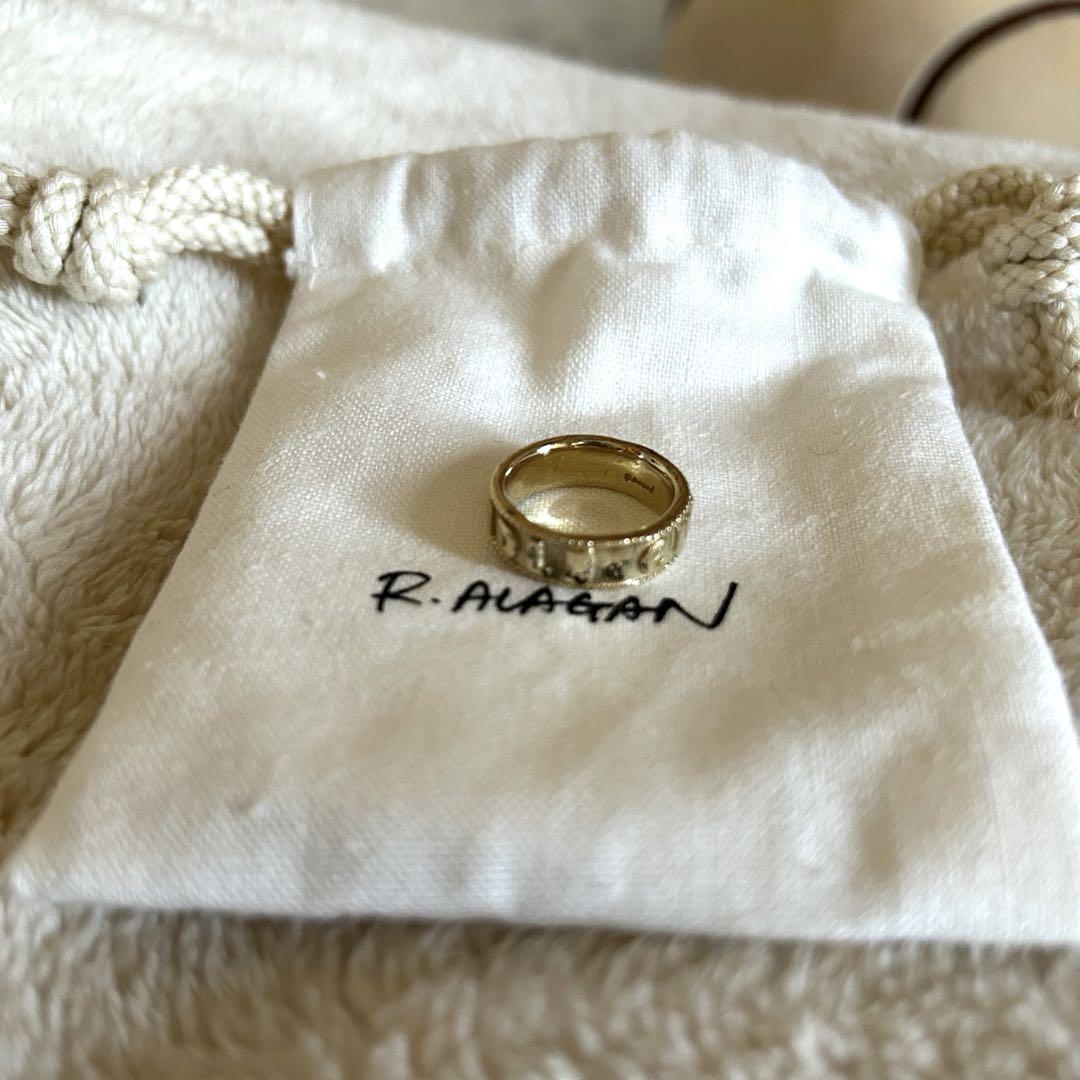 R.ALAGAN ENGRAVED RING ララガン リング 10号