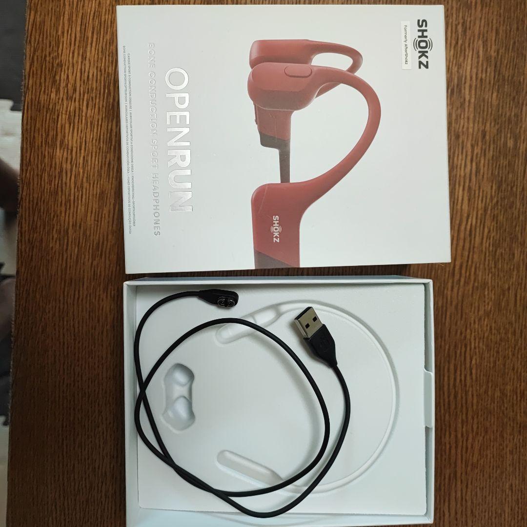 SHOKZ OPENRUN 骨伝導イヤホン レッド - メルカリ
