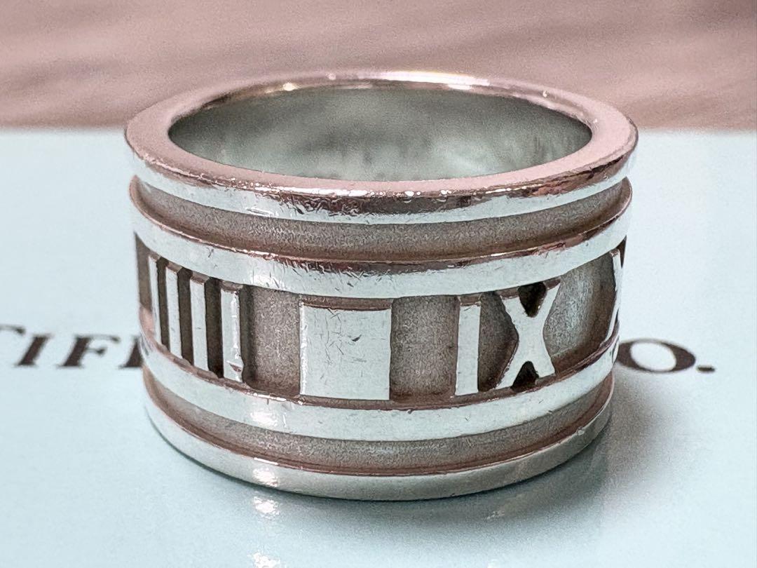 TIFFANY & CO. 925 シルバー アトラス ワイドリング